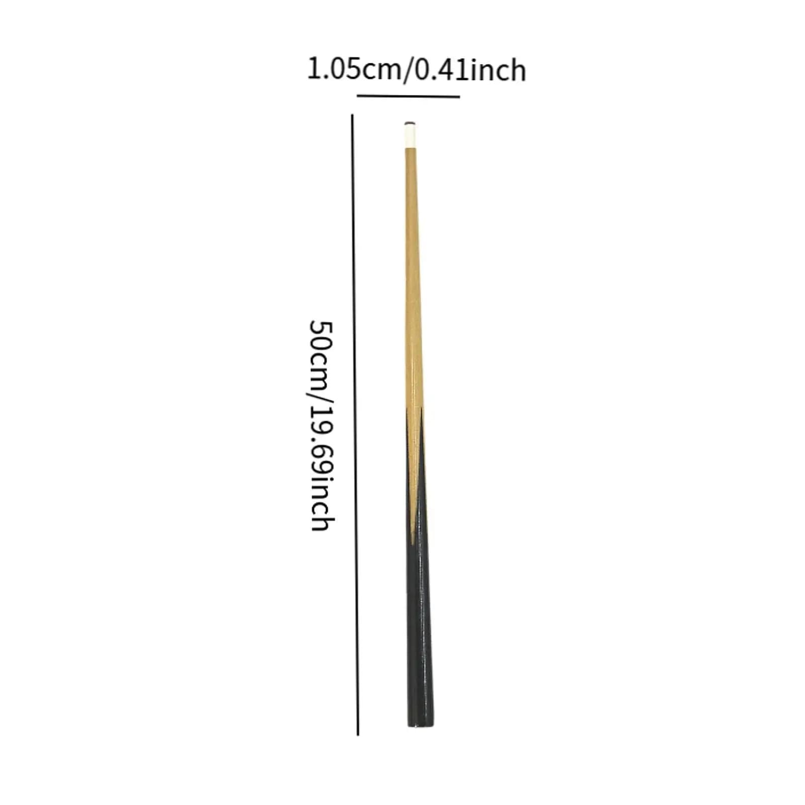 Kids Pool Cue Wood Snooker Cue 10.5mm Tip for Girls Boys Billiards Equipment