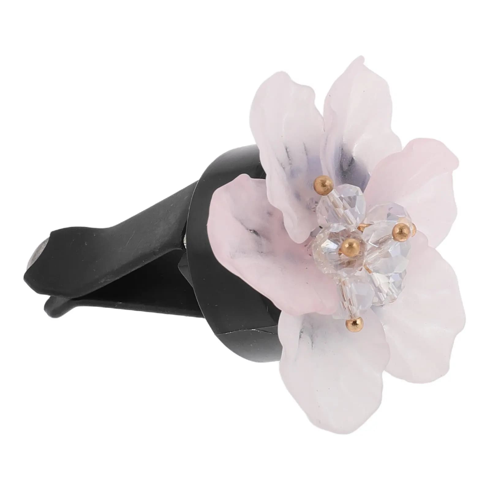 Deodorant for Auto Shaped Flower in Resin, Clip for Ventilation Bag, Elegant Decoration for Interior Car with Gradable Perfume and Durable