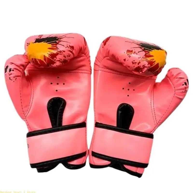 A0KA Professional boxing gloves for children PU leather combat gloves Boxing bag Kickboxing gloves for children