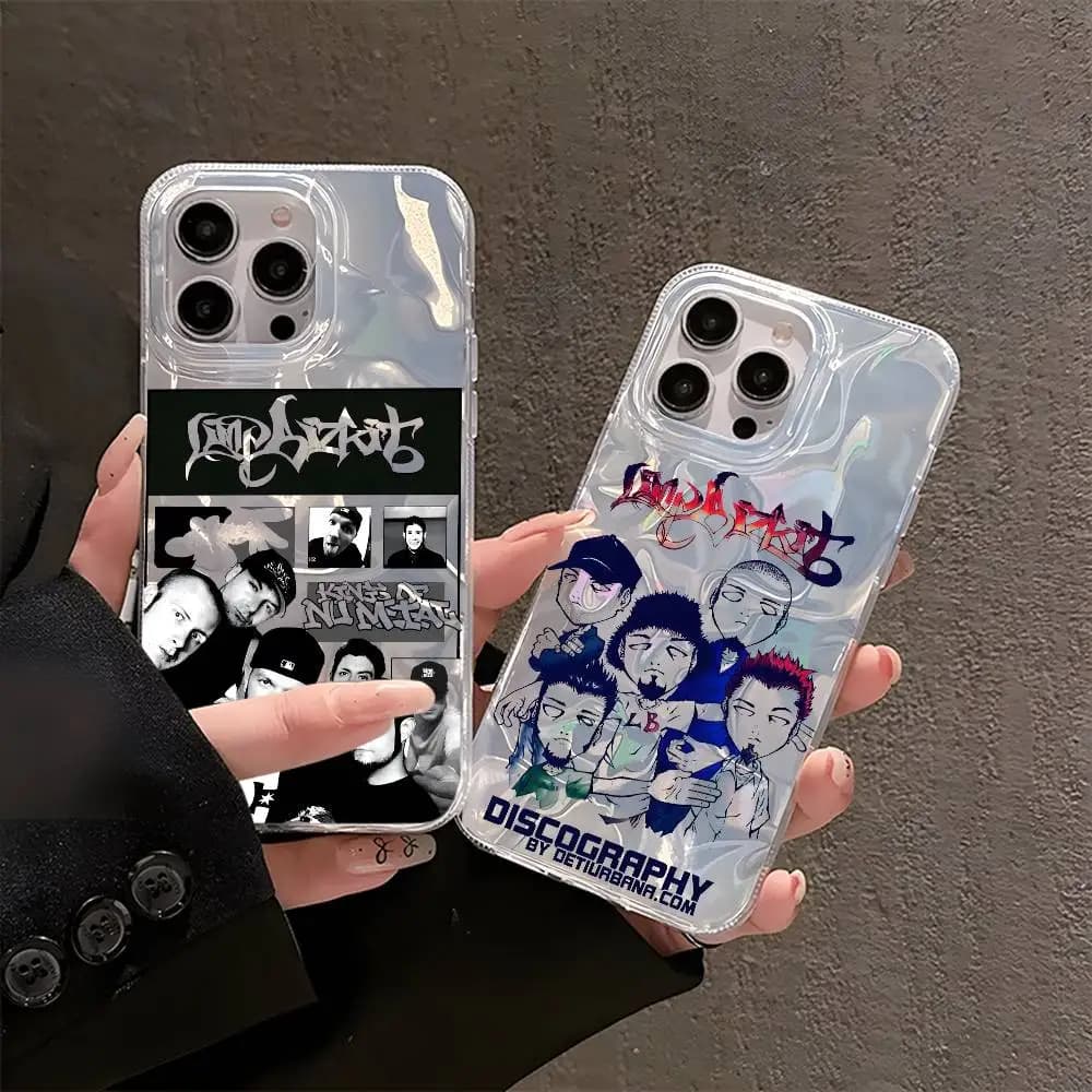 Phone Case Band L-Limp B-bizkit iPhone 16 15 14 13 Plus Pro Max Cover with glossy satin finish