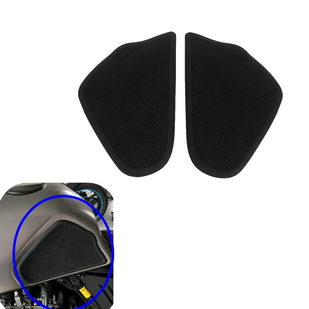 Cafe Racer Accessories For BMW K100 K100LT K100RS K100RT Tank Pad Rubber Wall decal Ginocchio Grip Decalcomania Anti-slip stickers