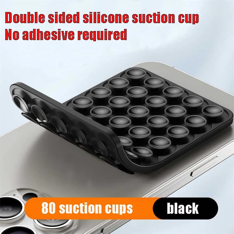 Fixing suction cup for mobile phone Silicone fixed suction cup two-sided bracket mounted on car Phone case Universal non-slip suction cup