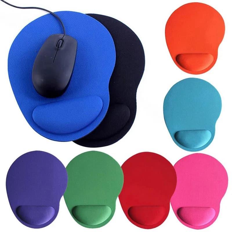 Tappetino per mouse ergonomico con poggiapolsi, comodo supporto per il polso in EVA, tappetino antiscivolo per mouse, morbido tappetino per mouse da gioco per PC desktop, laptop e computer