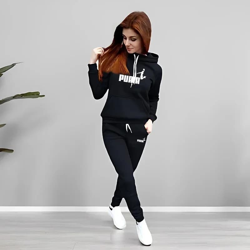 Womens Tracksuit Set 2026 2 Pieces Hoodies Joggers Casual Streetwear Outfit Fall Winter Fashion Sportswear High Cost Performance