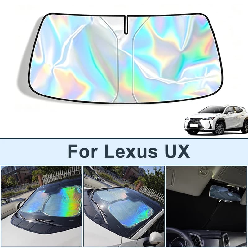 Parasole pieghevole per parabrezza anteriore per Lexus UX, copertura protettiva riflettente UV, accessori per interni auto