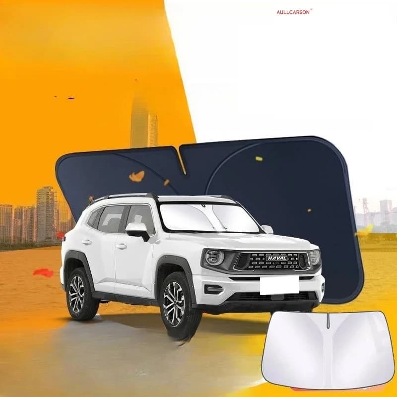 Parabrezza per auto Parasole Blocchi Ray Riflettore Auto Finestra Visiera Scudo Copertura Pieghevole Ombrellone 1 Pezzo per Haval Nuovo H7