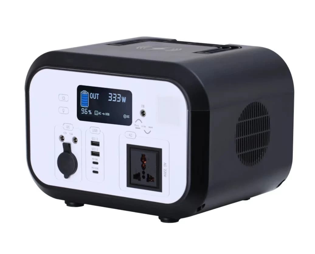 Generatore di Energia Portatile da Esterno 600W 1200W 1500W, Alimentatore Domestico AC/DC, Ricarica e Accumulo, Pannello Solare, Porta RV