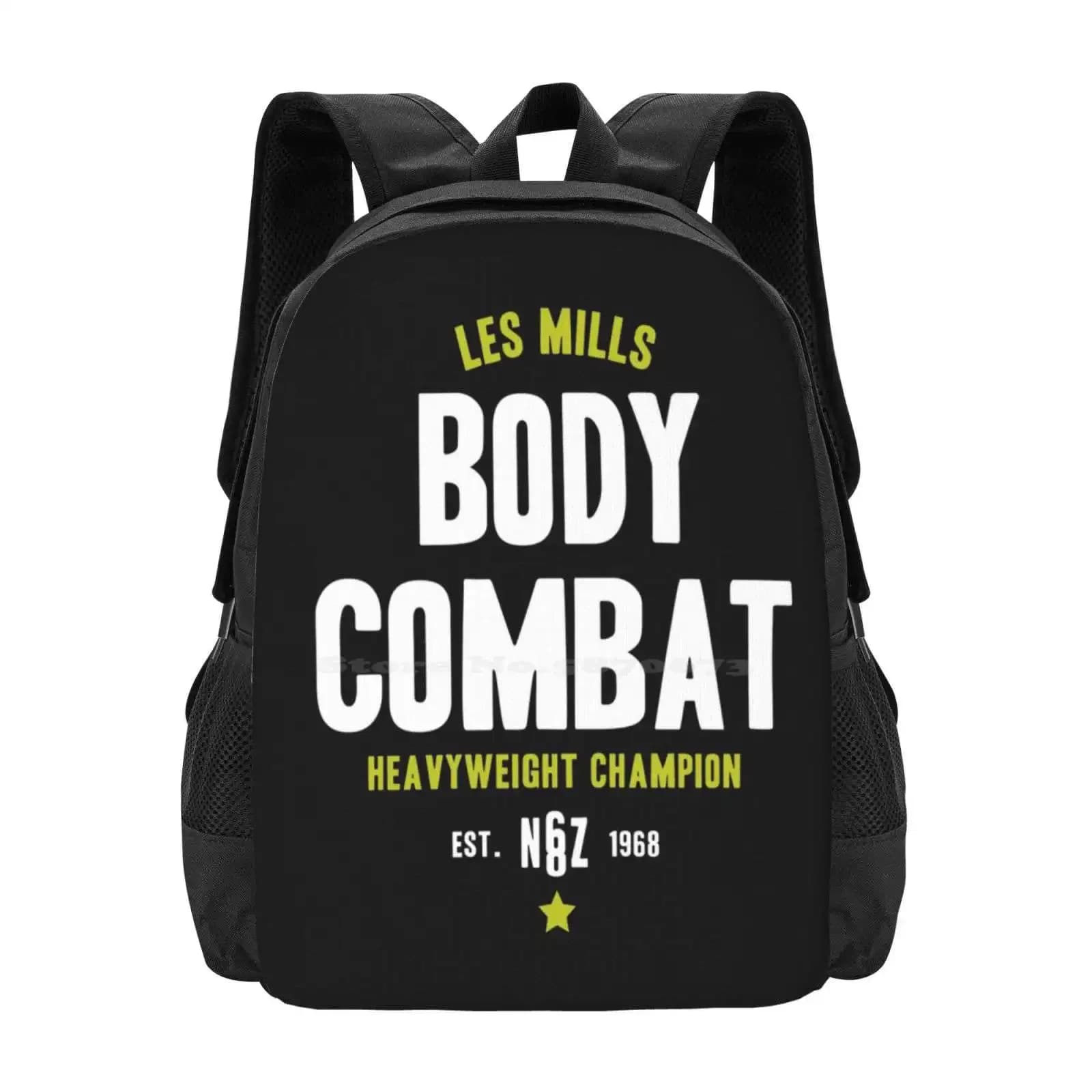 Zaino Champ pesante per borsa da viaggio per laptop da scuola per studenti Bar Solleva la tua pompaggio Non ferma la palestra Cuore Heath Mills Combattimento