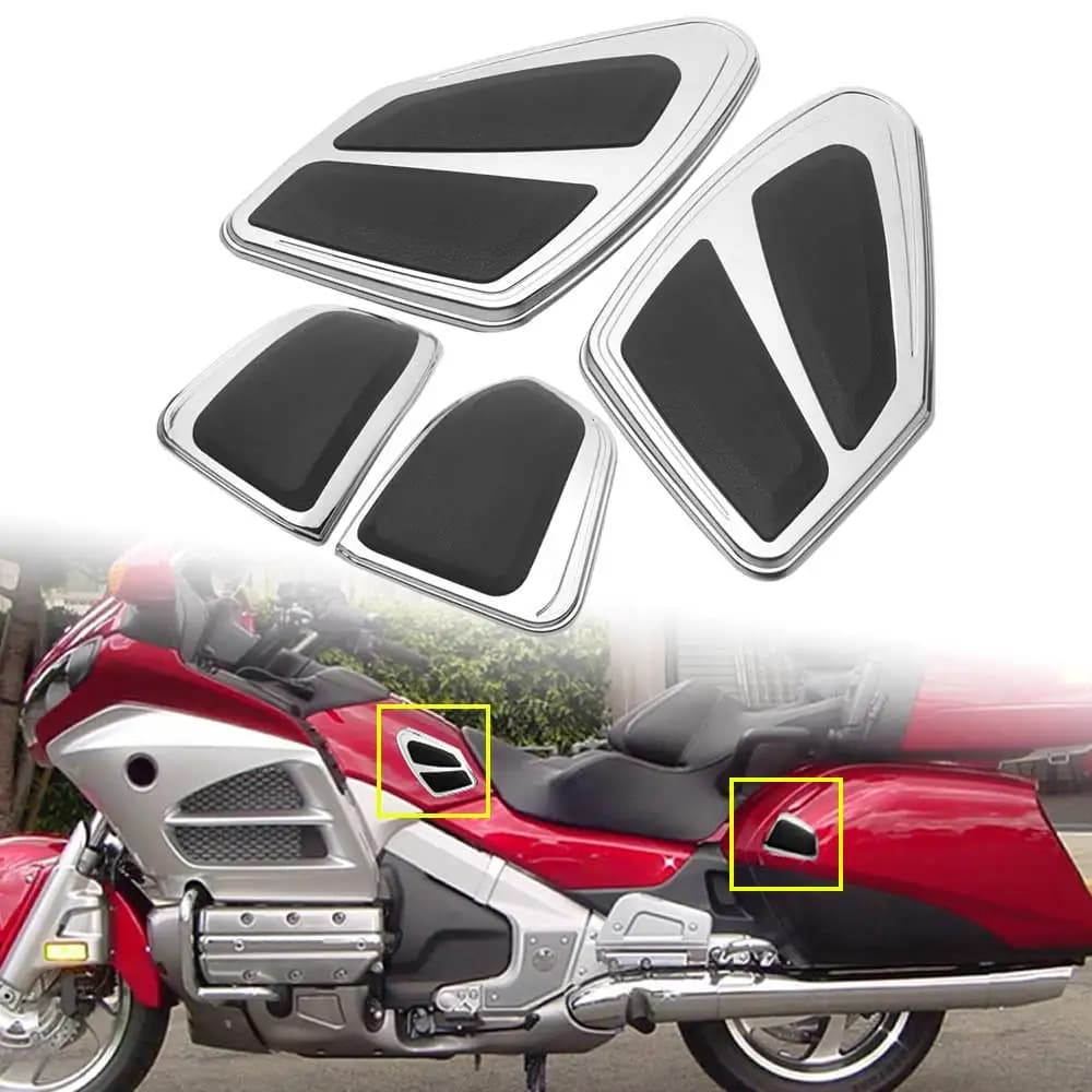 Protezioni Laterali per Serbatoio Moto, 1 Paio, Copertura in Plastica ABS per Honda Gold Wing Audio/Comfort GL1800HPM 2012-2017
