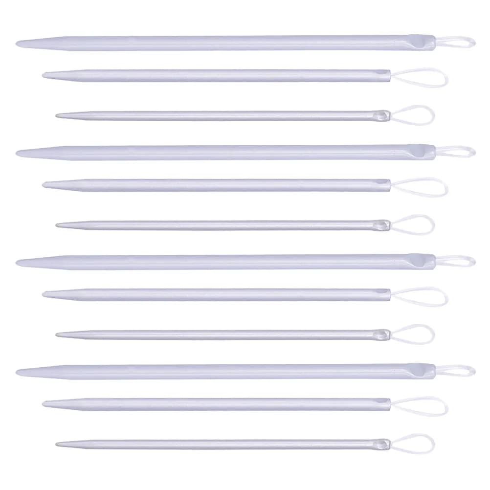 12Pcs Knitting Supplies Kit Plastic Weaving Needles Tapestry Sewing Needles for Yarn Finishing Embroidery Crochet Handmade