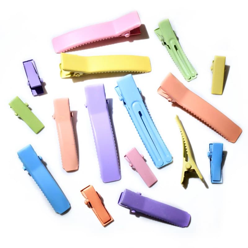 50 pieces of casual colors mix crocodile hair band clip jewelry diy creation of accessories results