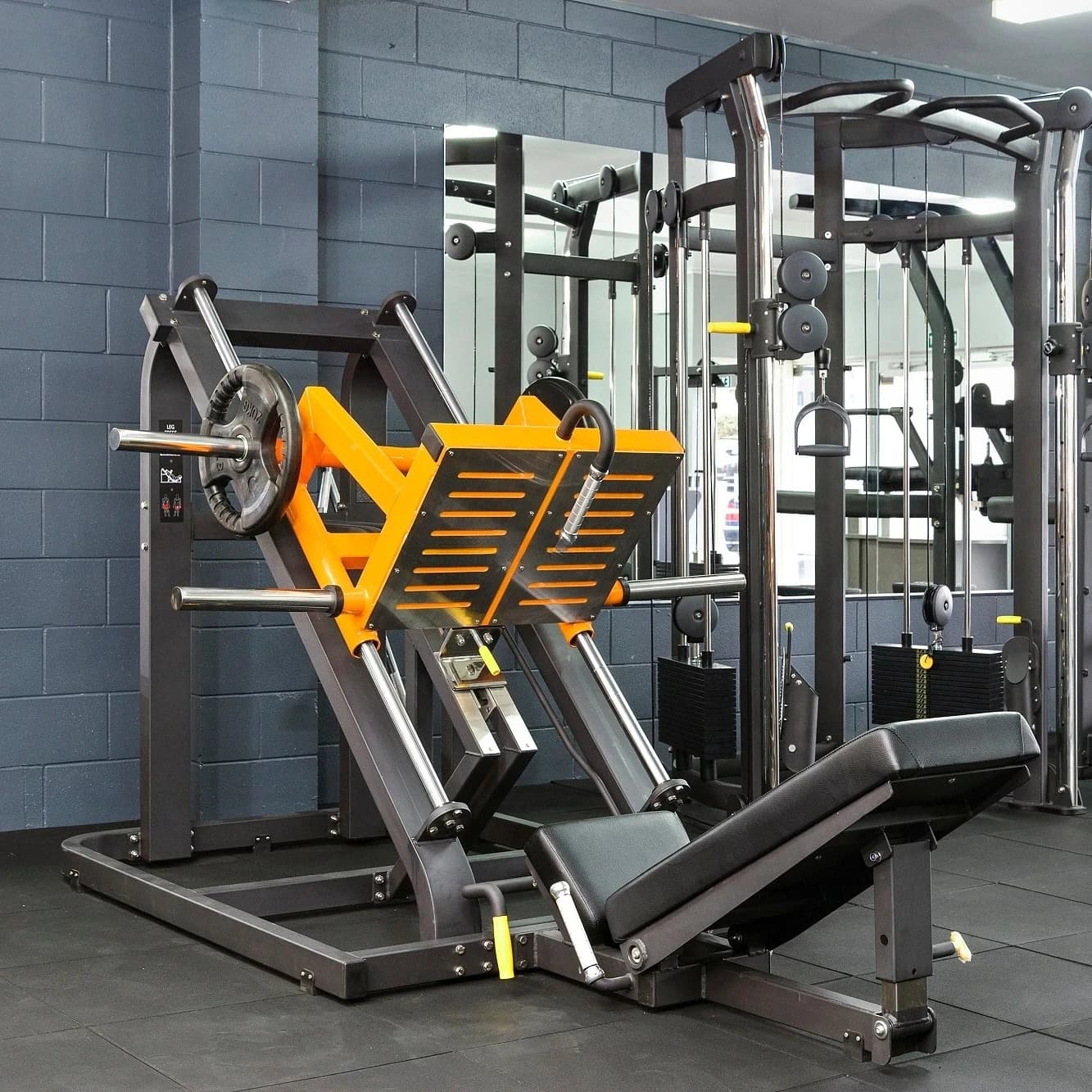 Home Gym Leg Press Machine with Flat Plates