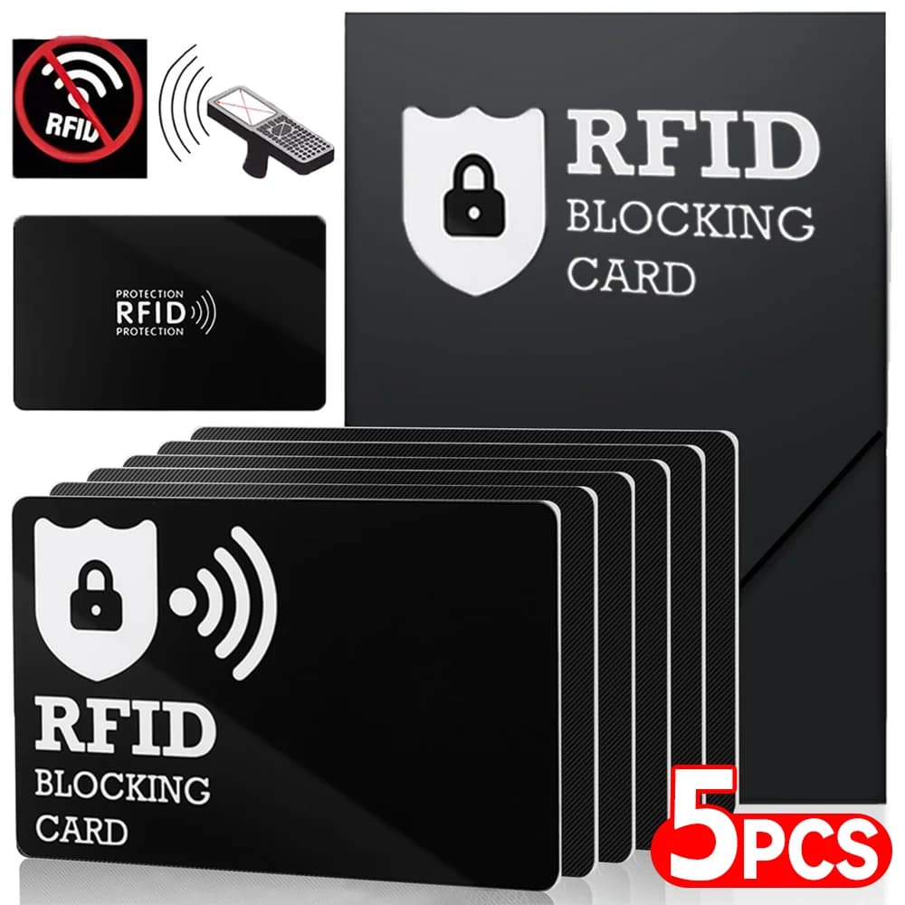 Carta di Protezione RFID per Carte di Credito Contactless NFC e Documenti - Scudo Protettivo per Portafogli e Passaporti