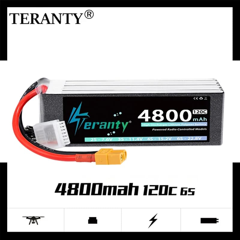 Battery Lipo GNB 6S 4500mAh 22.8V 70C/140C with plug XT60 XT90 for RC FPV Drone Quadcopter Air Helicopter RC Battery