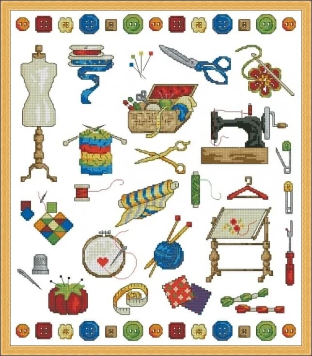 Kit punto croce ricamo artigianale cucito fai da te tela di cotone strumenti per ricamo e cucito 41-46 32CT 28CT Aida metallica