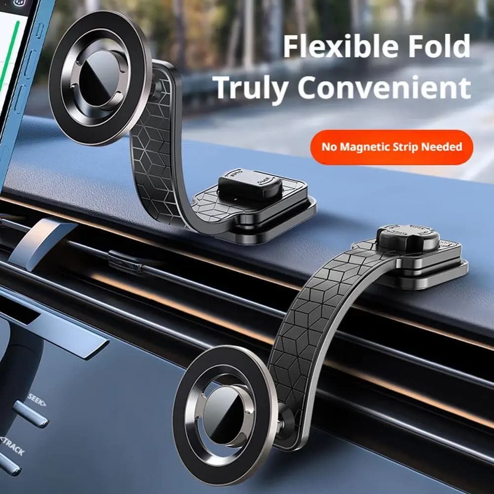 Magnetic Car Phone Holder 360-degree Rotating Ball Head Smartphone Models Navigation Mount Stand