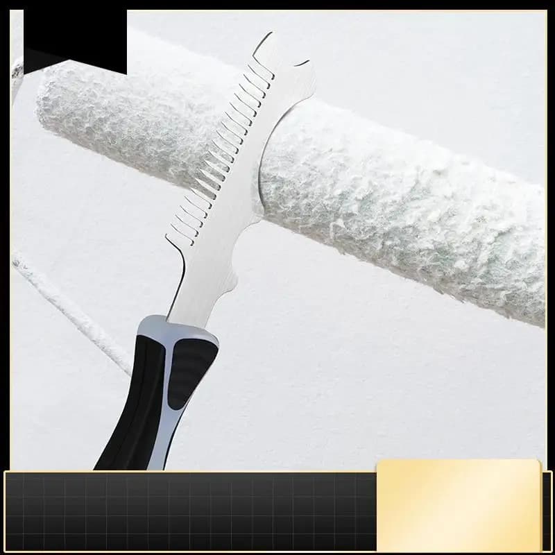 Metal brush set for brush 4 in 1 of 3 pieces, brush roller cleaning tool for dirt cleaning Detergenti for brushes- N37R