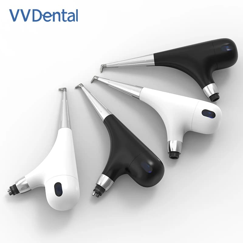 VVDendal Air Prophy Dental Teeth Whitening Spray Jet Air Flow Water Polisher Oral Hygiene Prophy Device for Tooth Cleaning