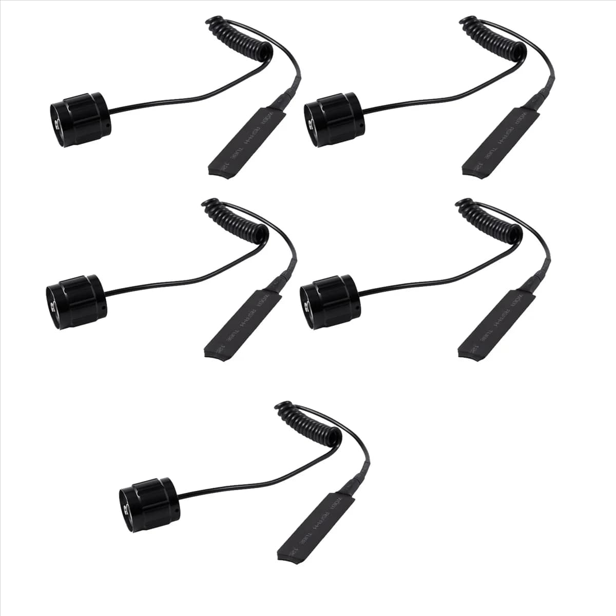 BAAU 5X Interruttore via cavo Interruttore remoto Pulsante per lampada torcia frontale a LED 501B