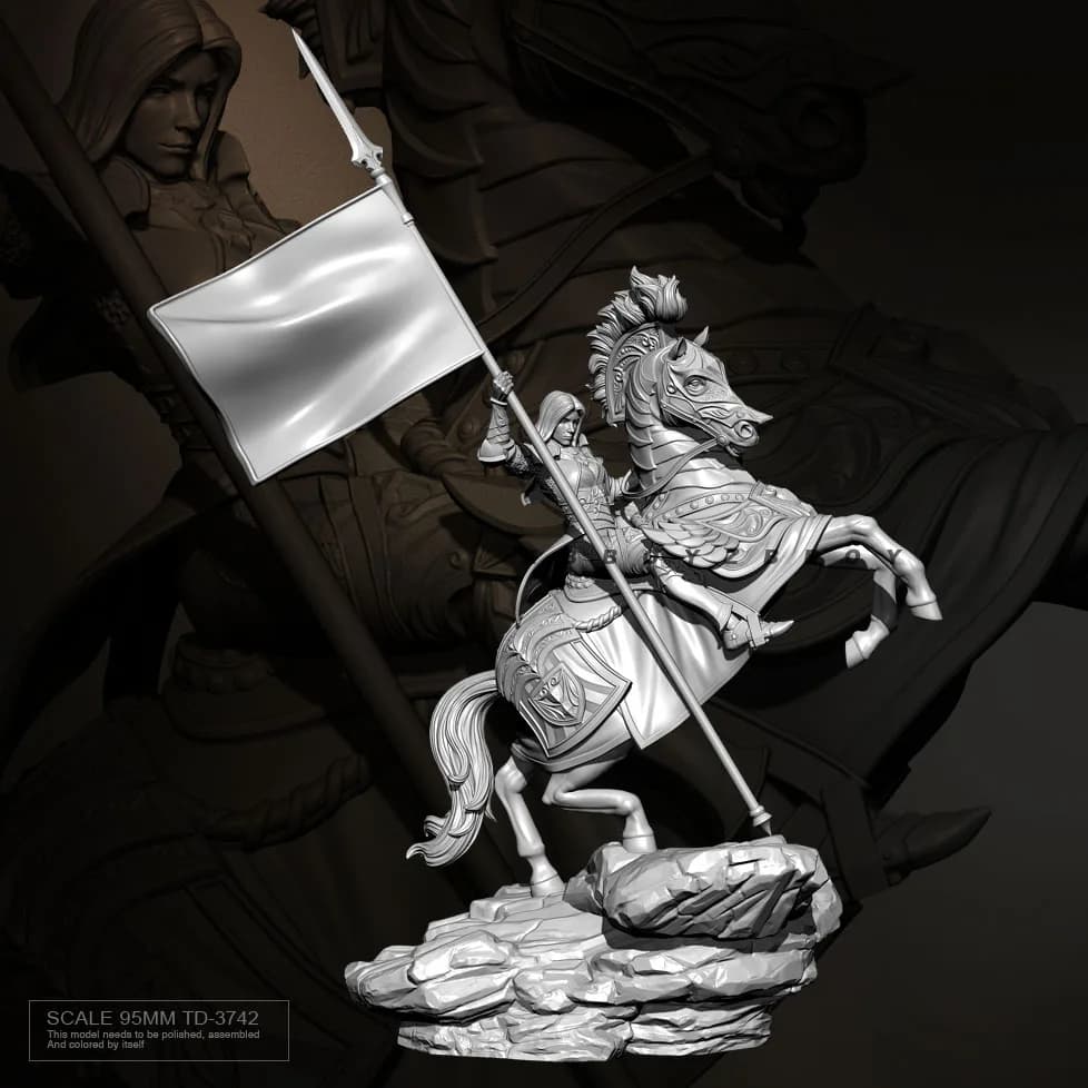 Kit modello soldato in resina da 95mm figura incolore e autoassemblata TD-3742