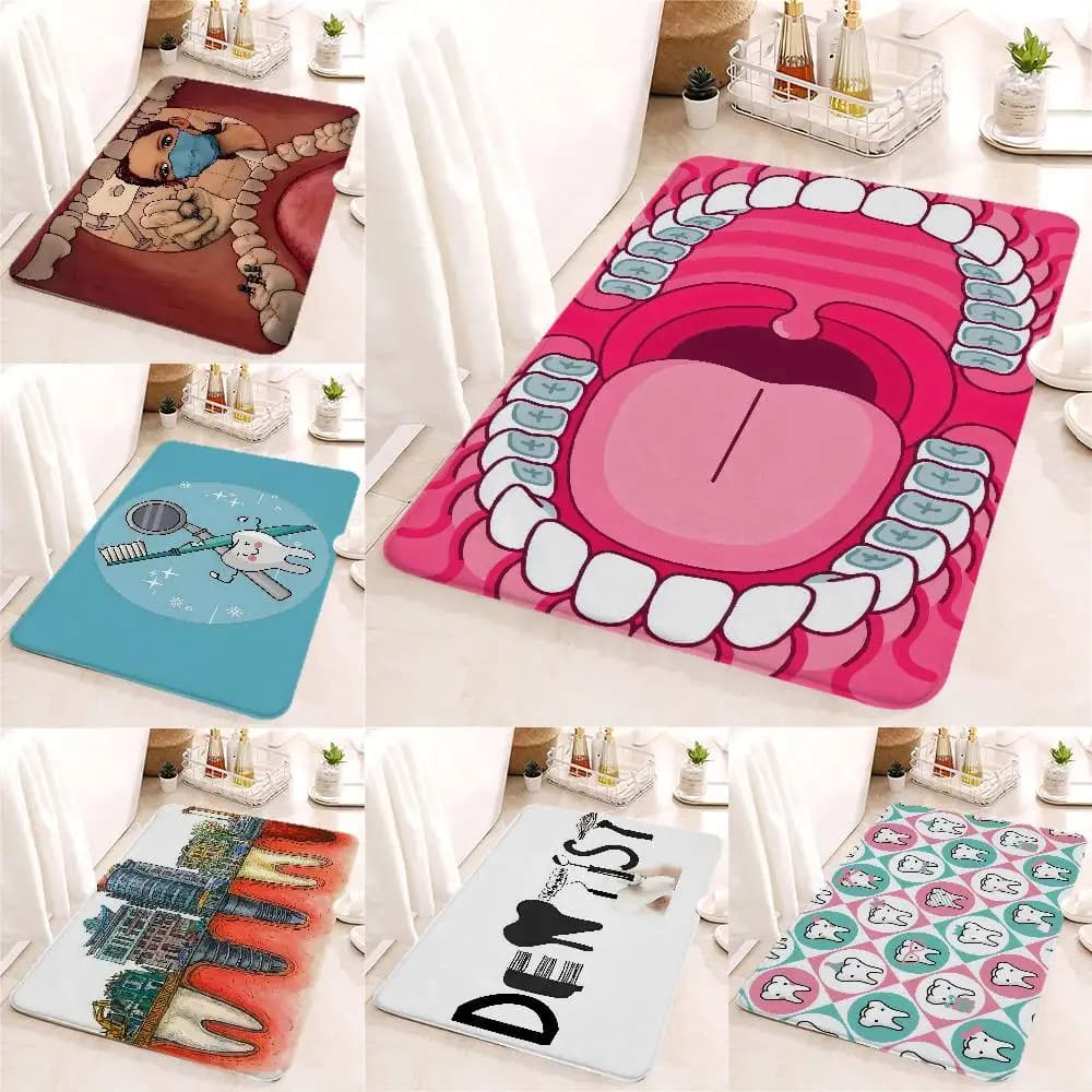 The Dentist Tooth Room-2 Carpet For Living Room Sofa Decor Modern Rug Floor Mat For Men Bedroom Durable Area Rugs