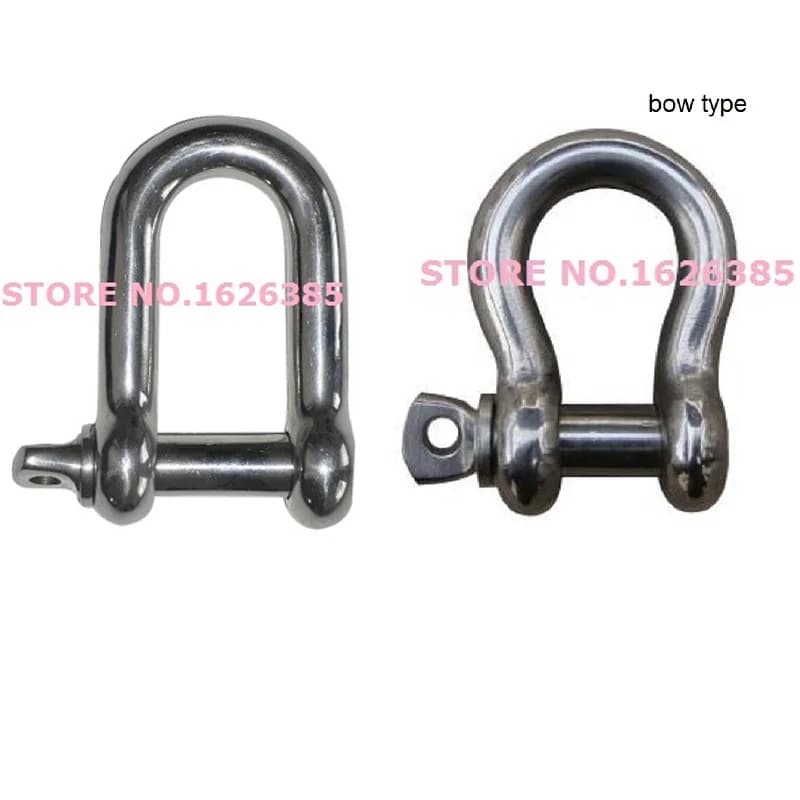 1-250 pezzi, M4-M25, acciaio inossidabile 304 grillo di prua hardware di sartiame marino grande tipo D ancora U bullone arco connettore parte della barca