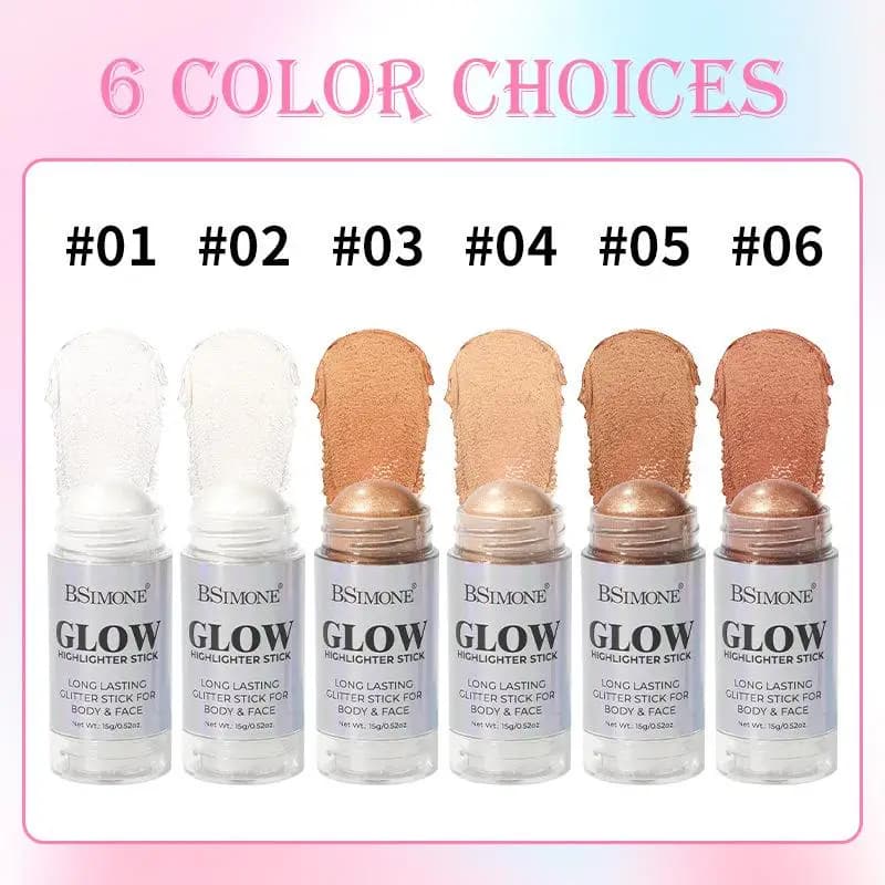 BSIMONE Stick Illuminante 3D per Viso, Contorno e Bronzer, Correttore in Crema, Strumento per il Trucco