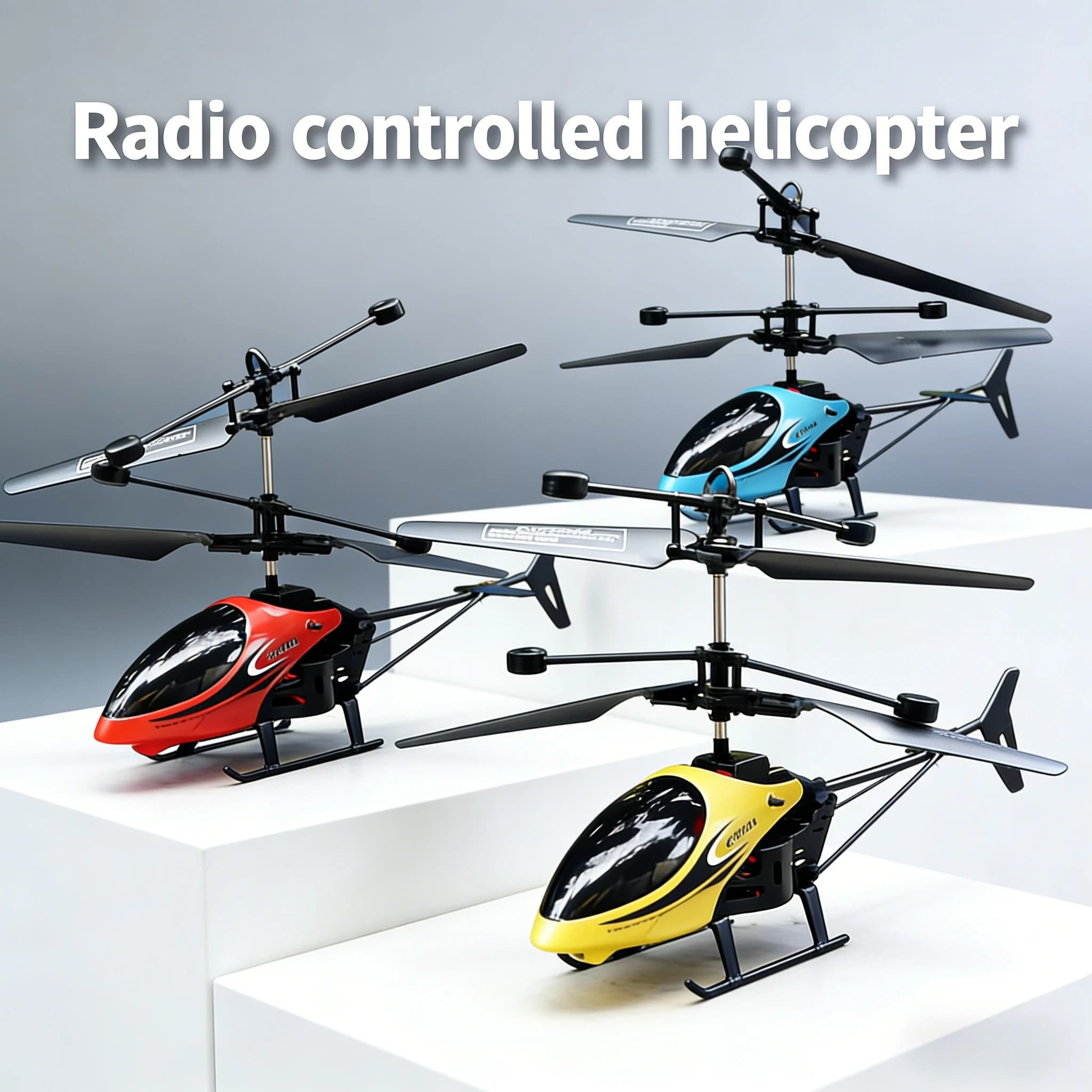 Drone elicottero elettrico RC con luce - Aereo telecomandato per regalo modello di gioco giocattolo volante per interni ed esterni