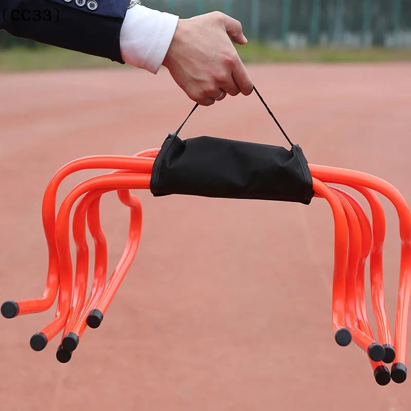 Training equipment transport accessories: Calcium Obstacle Container, Agility Obstacle Set, Fabric Case for Transporting Soccer Balls