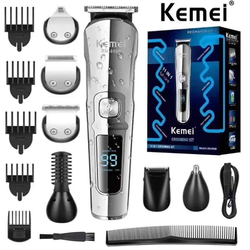 Original haircut kemei all in one for man kit for topping facial haircut machine to cut off waterproof electric hair
