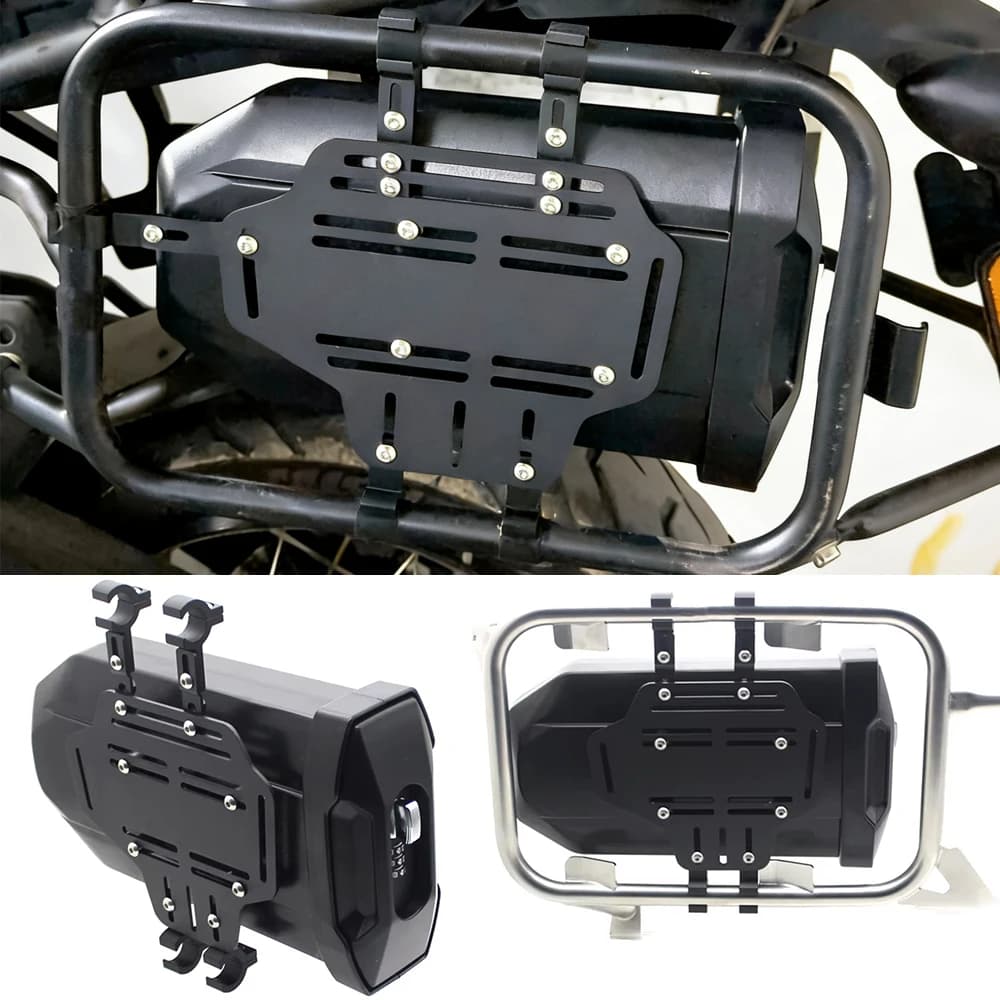 Per Harley Pan America 1250 Special PAN1250: Cassetta Porta Attrezzi Laterale Impermeabile Decorativa per Moto, Kit Pronto Soccorso/Assistenza Stradale