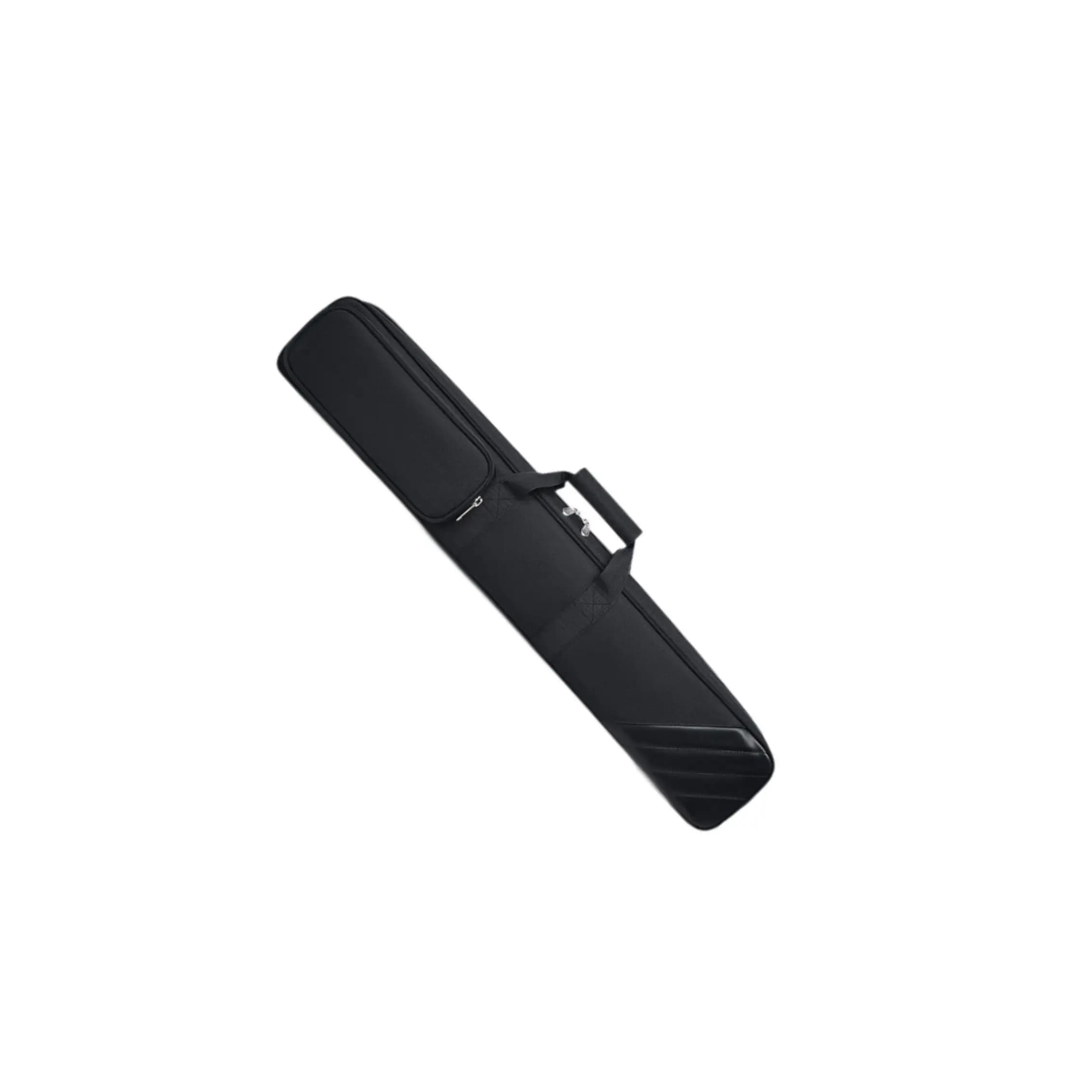 Custodia per stecche da biliardo Custodia per stecche da 1/2 custodie per stecche con manico portatile Borsa per trasporto nera