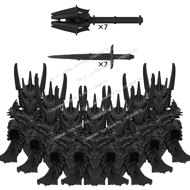 Serie di film GK111 Black Knight Modello Building Blocks Spada Armatura Casco Mattoni Action Figures Accessori Bambini per i giocattoli Regali