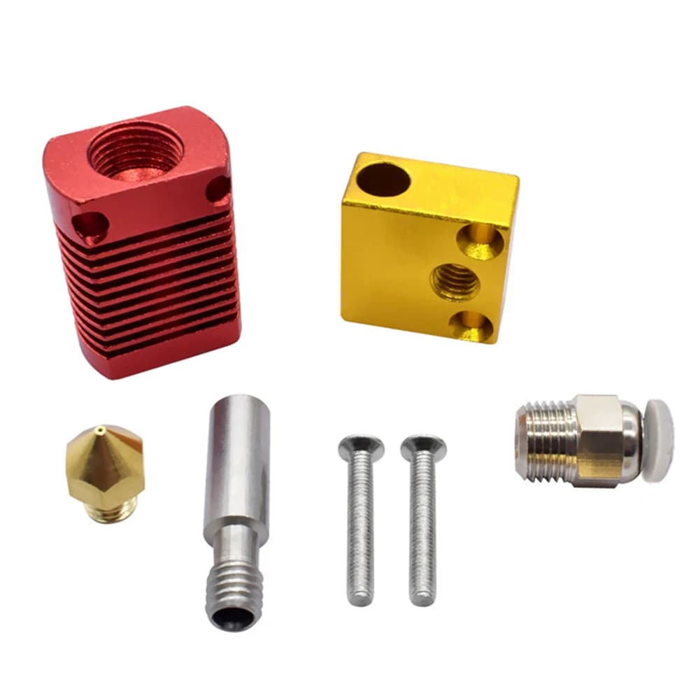 9-piece 3D Printer Extruder Kit Hot End Extruder Kit for 3D Printer Parts Creality Ender 3 Pro