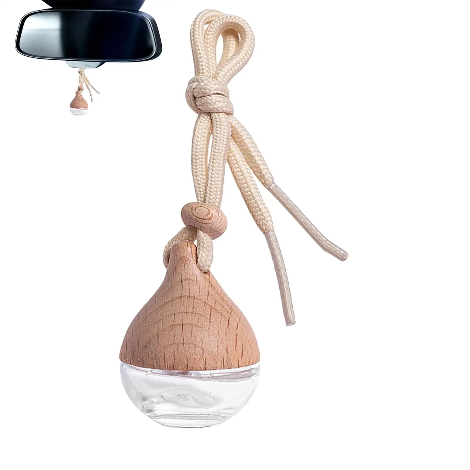hot 1pcs Empty Car Air Freshener Diffuser Bottle Water Drop Car Perfume Lanyard Car Interior Accessories