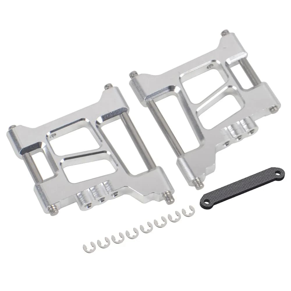 1 set di bracci di sospensione anteriori in lega di alluminio adatti per Tamiya Squash Van GF02 WR02CB WR02G GF01 G601