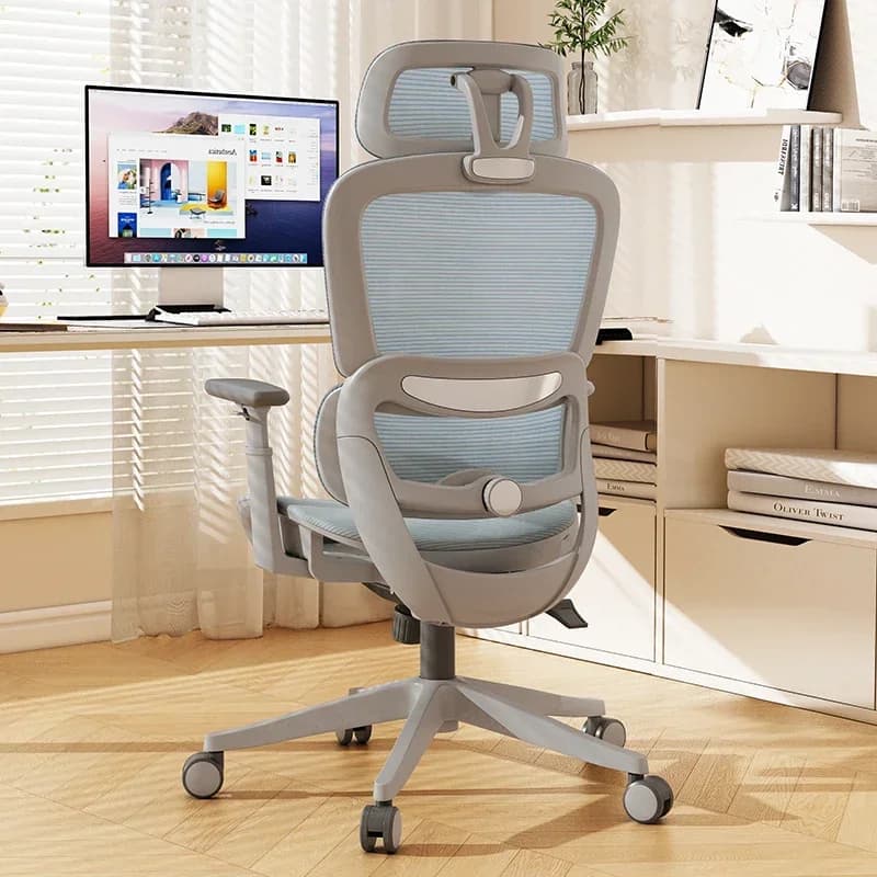 Sedia da ufficio girevole per studio di moda Gaming Soggiorno Ruote nordiche Sedia da ufficio Reception Design Silla