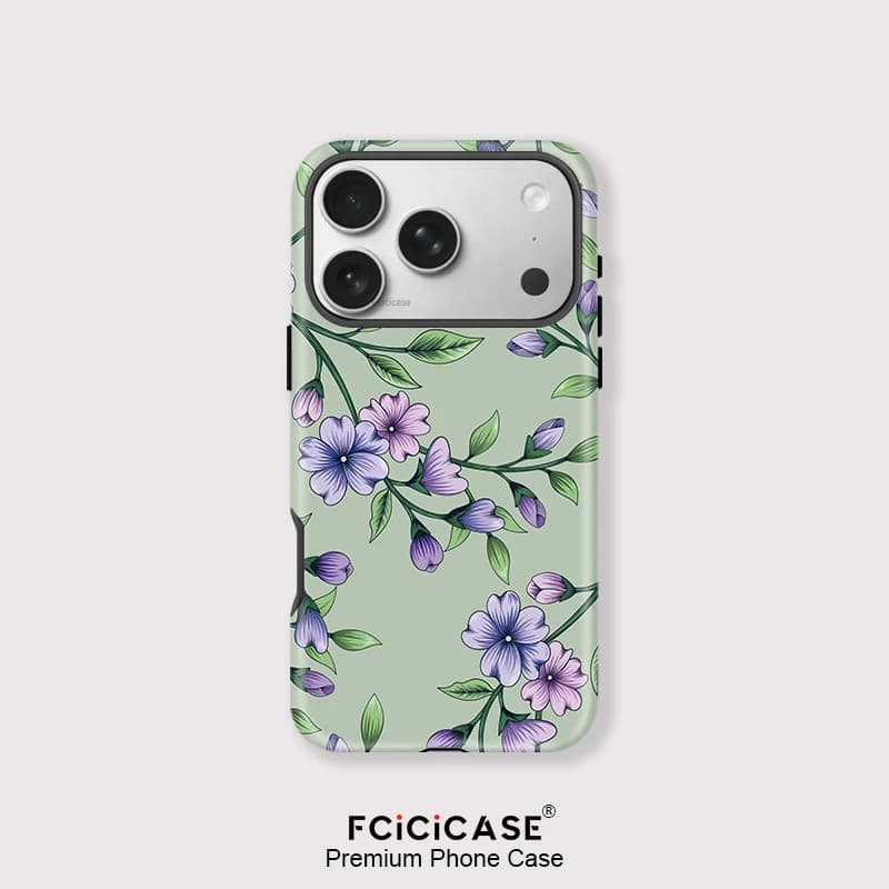 Fcicicase Custodia magnetica di lusso per iPhone 11 12 13 14 Pro Max 15 Plus 16 17 Air Flower per copertura di ricarica wireless Magsafe