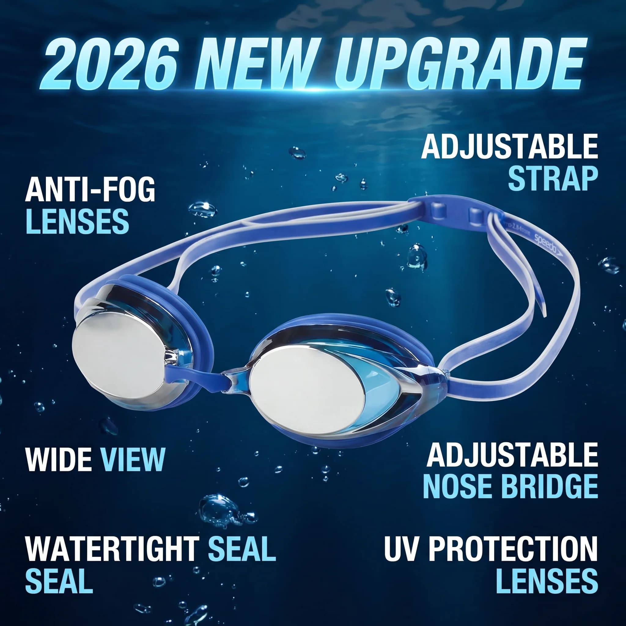 2026 New Upgrade Unisex-adult Swim Goggles Mirrored
