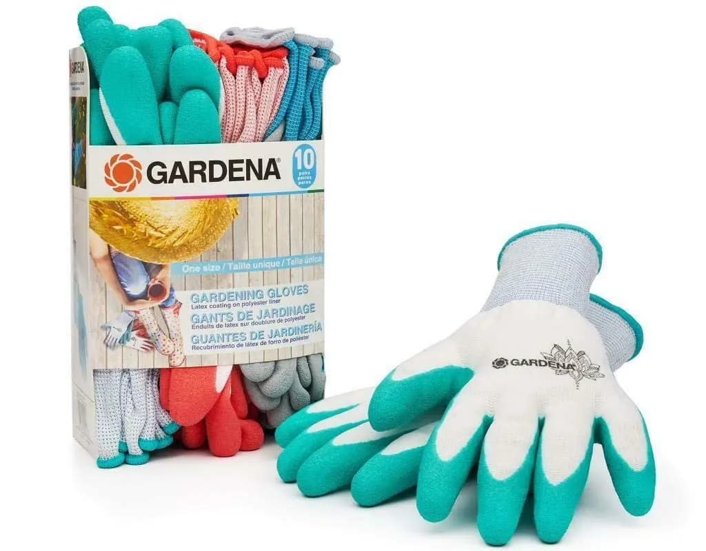 Guanti da Giardinaggio in Lattice Gardena, Confezione da 10