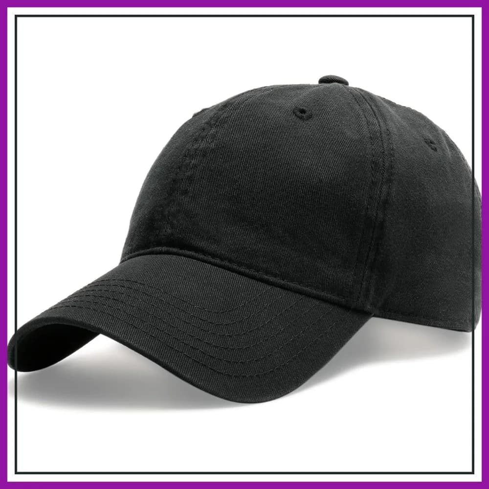 Cappellino da Baseball Unisex Vintage Lavato, Non Strutturato, in Cotone Regolabile Stile Dad Hat