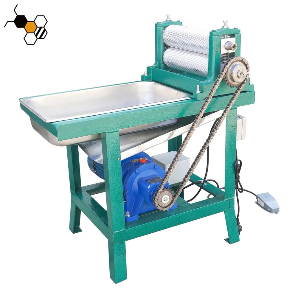 Per strumenti per attrezzature per l'apicoltura Goffratura completamente automatica Pettine per cera d'api Rullo per fondotinta Macchina Alimentazione elettrica Multifunzione Tutti