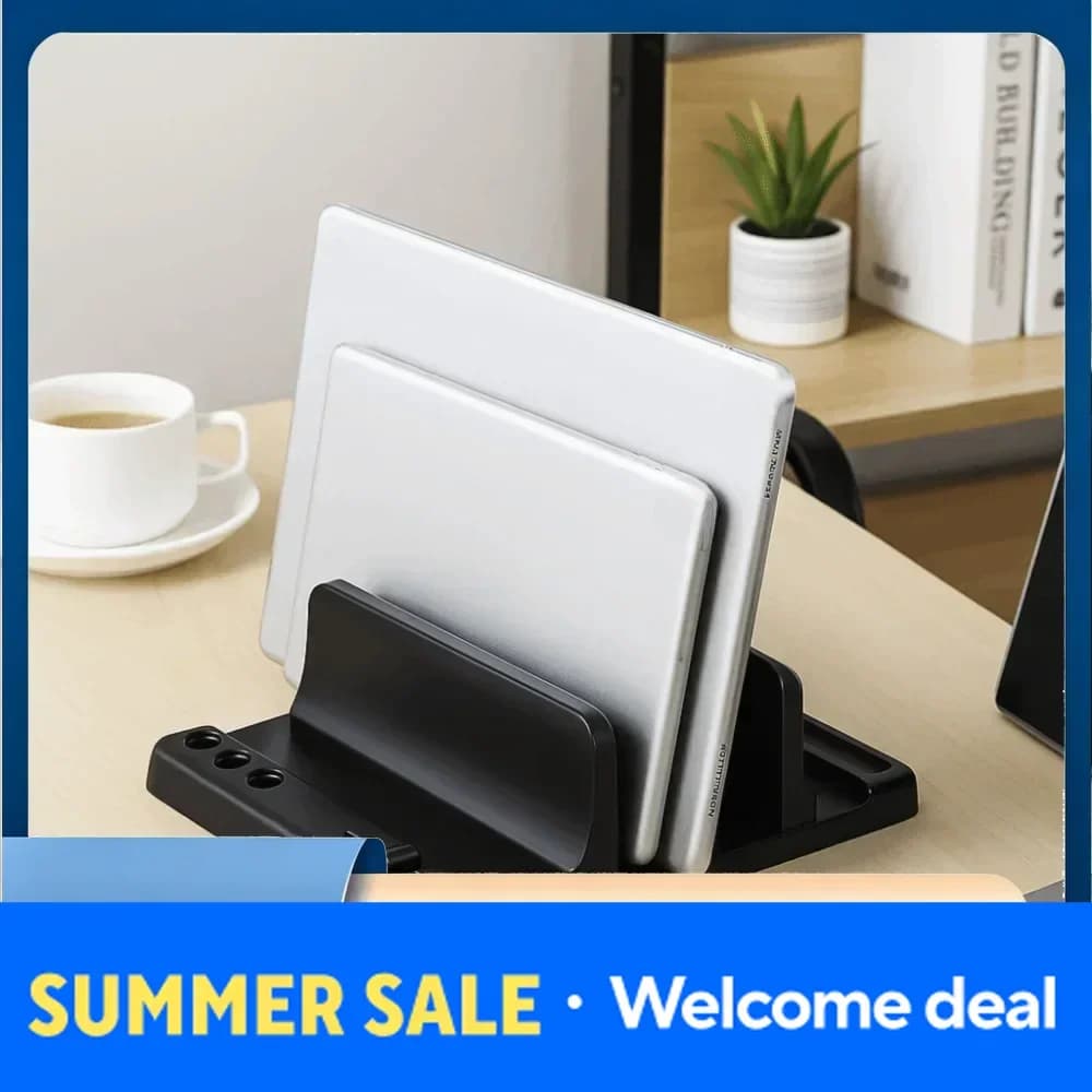 Adjustable Save Space Universal Tablet Stand Adjustable Scalable Width Laptop Stand Plastic Portable Adjustable Stand PC Lapto