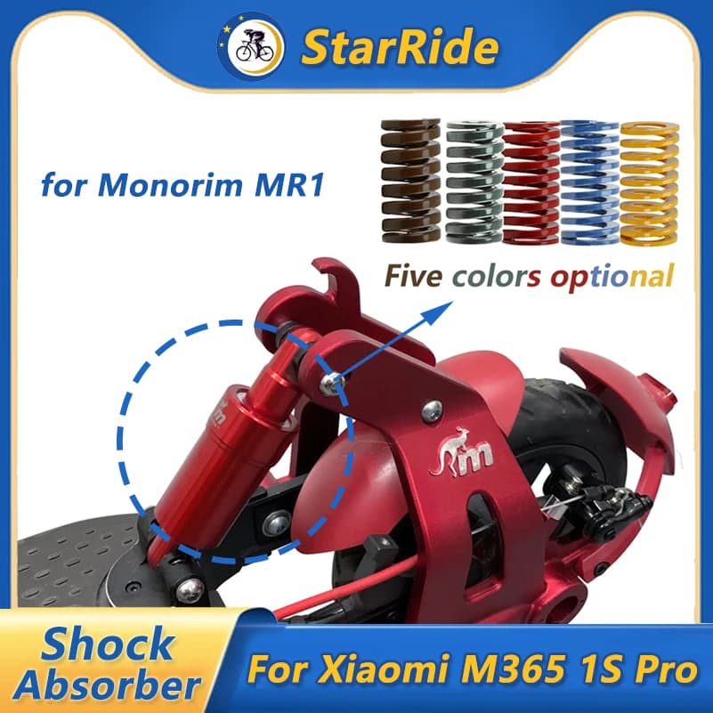 Kit ammortizzatore modificato per Xiaomi M365 1S Pro Scooter elettrico per Monorim MR1 molla posteriore utilizzando 45mm sostituisci accessori