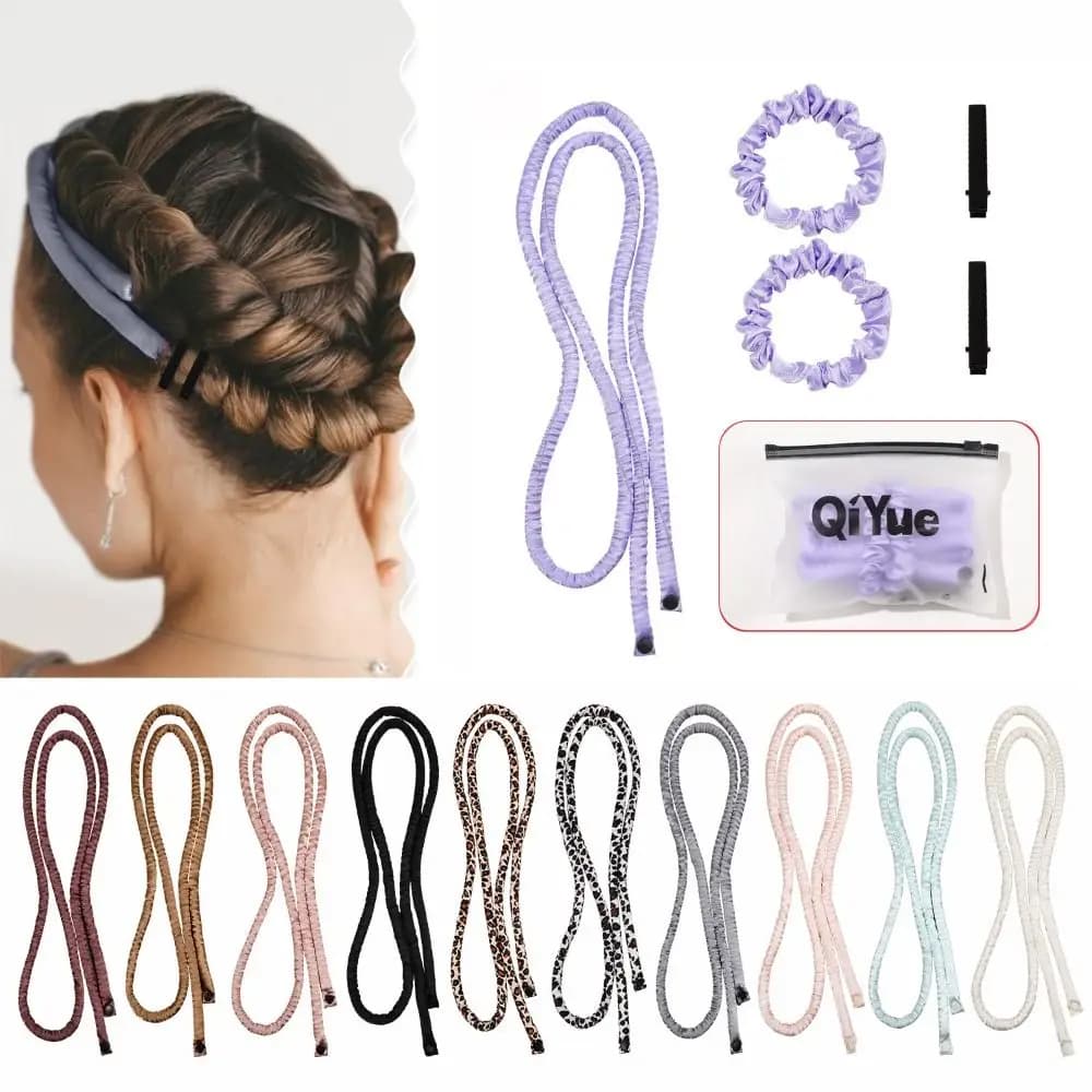 New 150 cm heatless hair curler, satin curlers, wave foam rollers, curling sticks for women