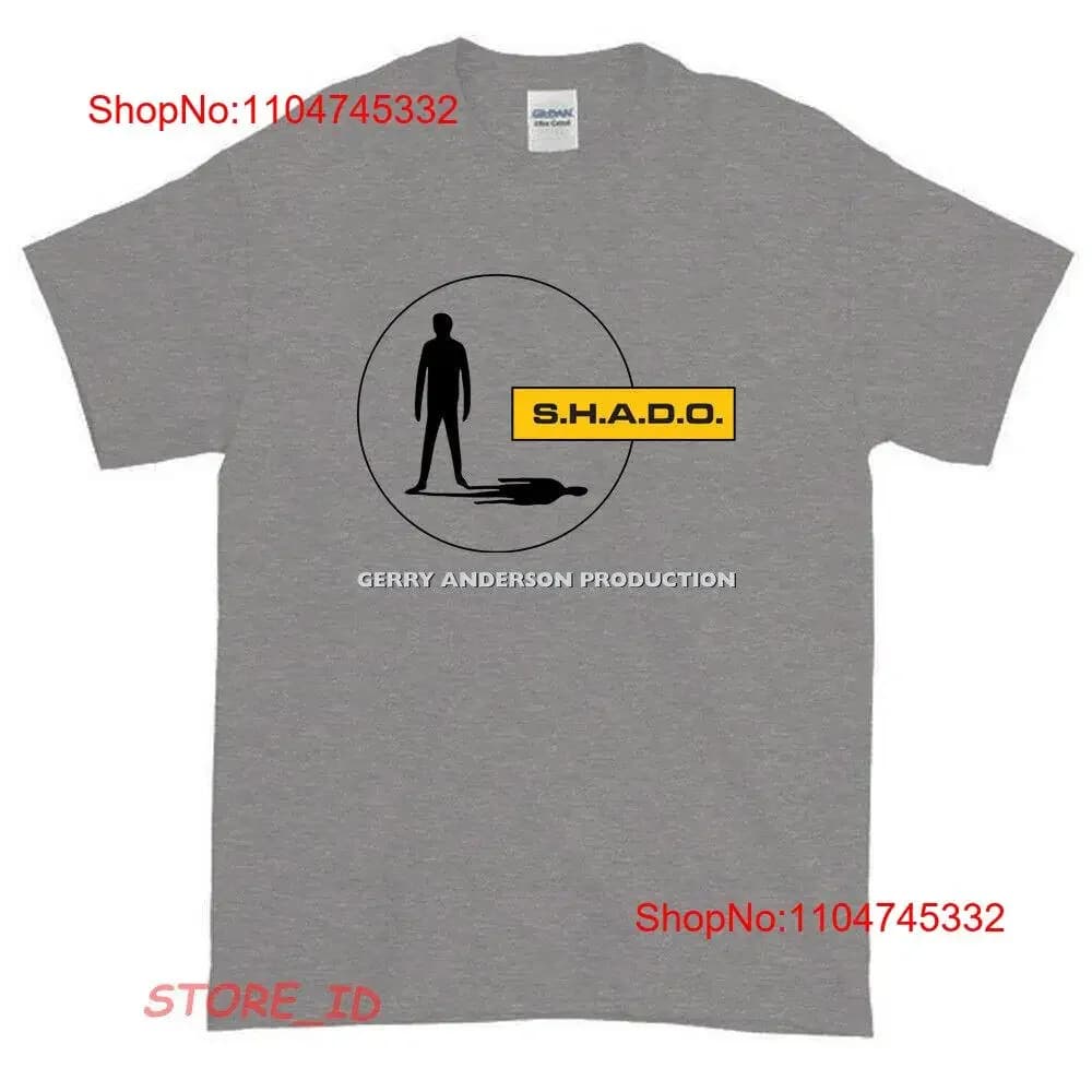 SHADO UFO Sci Fi Gerry Anderso Logo T-shirt divertente americana da uomo USA Taglia S XXL vintage lavato Moda elegante Casual