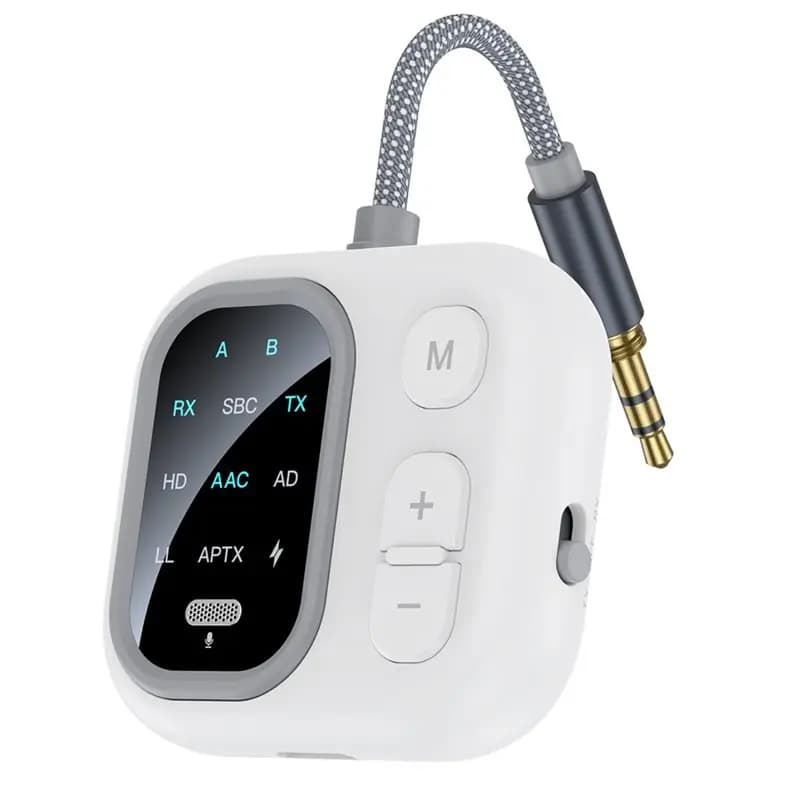 Reliable-Wireless Audio Adapter, Bluetooth 2 In 1 Transmitter Receiver RX/TX For Car Home Airplane Airline Travel
