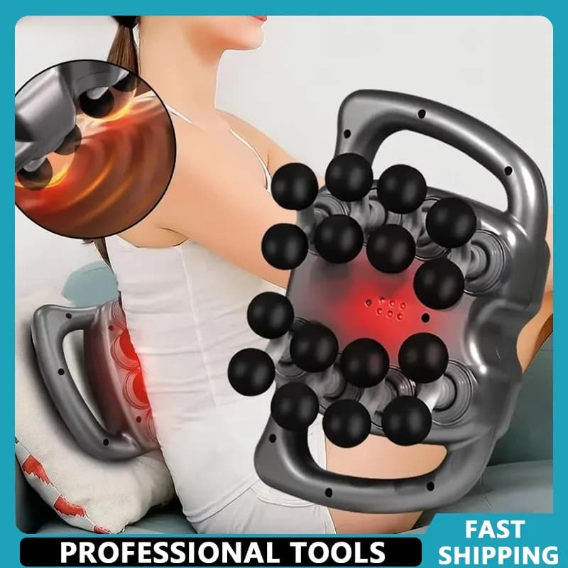 Massage Gun 16 Heads for Muscles, Professional Body Massage, Legs, Back, Spalles and Life, High Frequency Vibration Massage