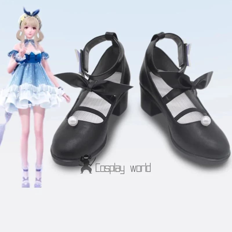 Gioco Infinity Nikki Scarpe Cosplay Tacchi alti Party Donna Ragazza Scarpe Nikki Scarpe in morbida pelle PU Scarpe casual di Halloween
