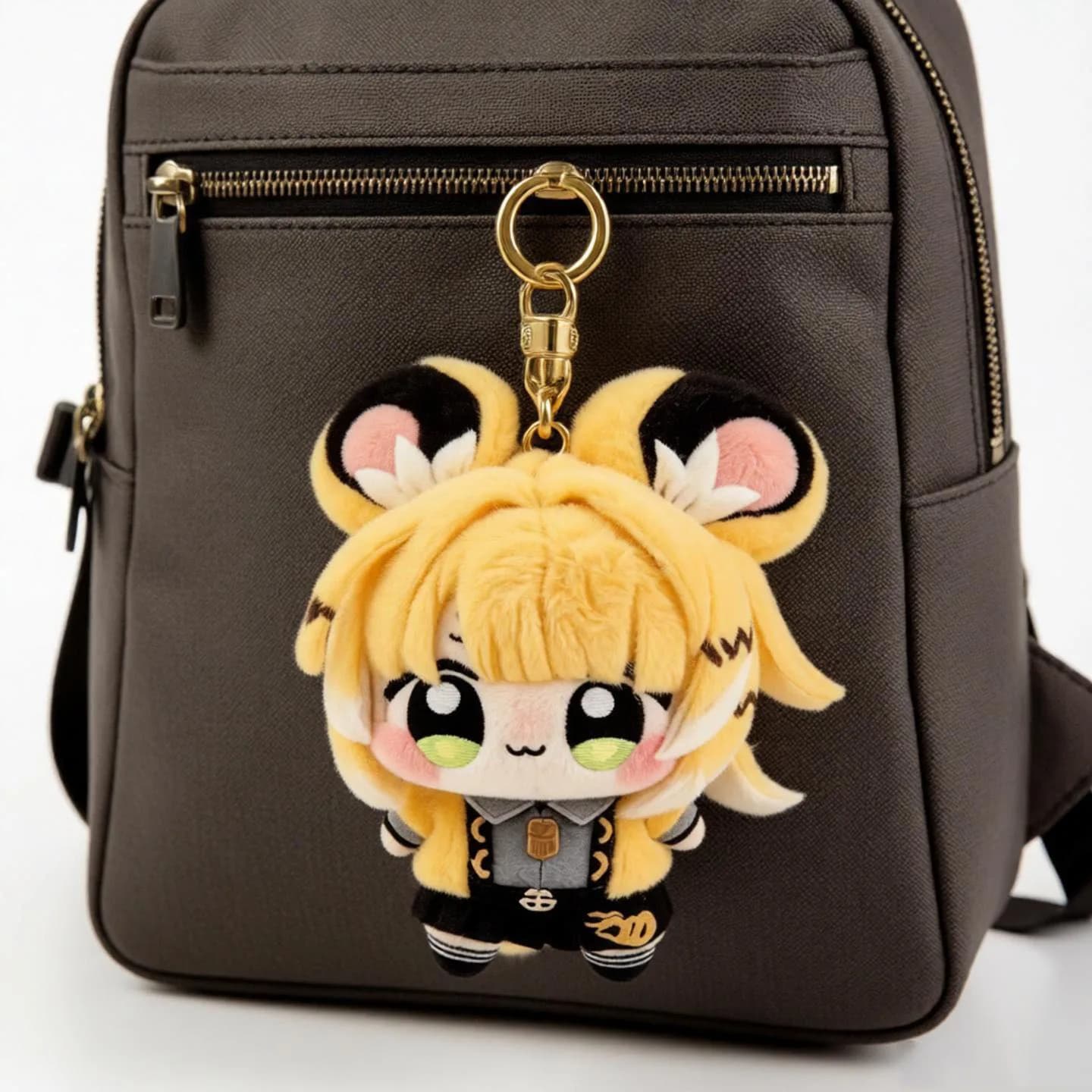 Cute 10cm Ju Fufu Plushie Stuffed Doll Zenless Zone Zero Ju Fufu Cosplay Backpack Pandents Plush Toys Doll Birthday Xmas Gifts